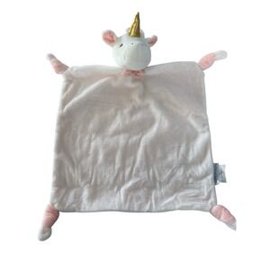 Stephen Joseph  Unicorn Knotted Corner Security Blanket Lovey Baby Plush